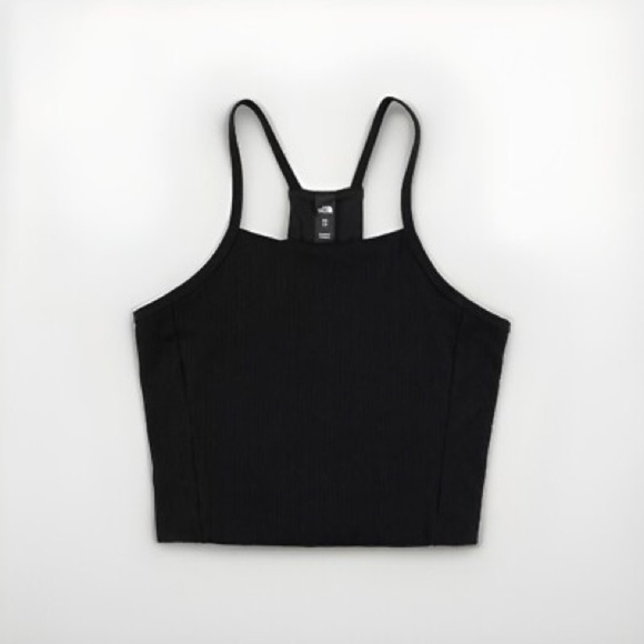 The North Face Tops - The North Face Black Fitted Crop Tank Top